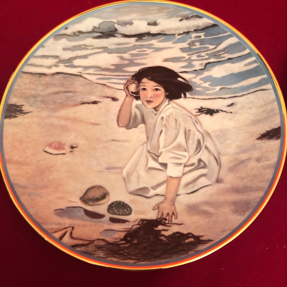1984 Hamilton collection, garden of verses two plates